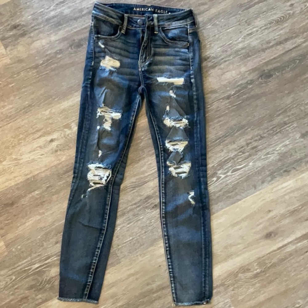 American Eagle High Rise Jegging Crop